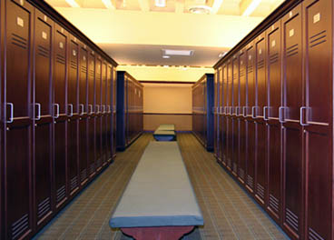 Gym and studio lockers — Armstrong Custom Cabinets