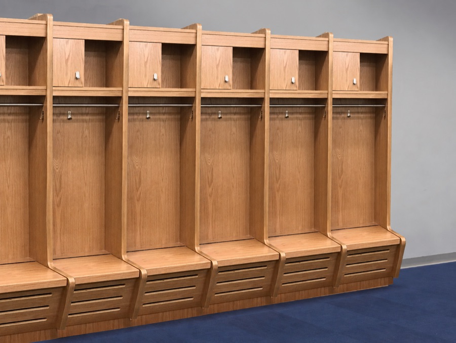 Custom athletic team lockers — Armstrong Custom Cabinets
